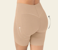 LEONISA SEAMLESS BUTT LIFTER SHAPER SHORT