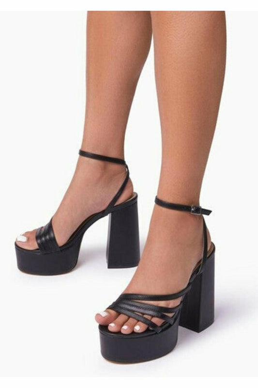 EMANI BLACK SANDALS