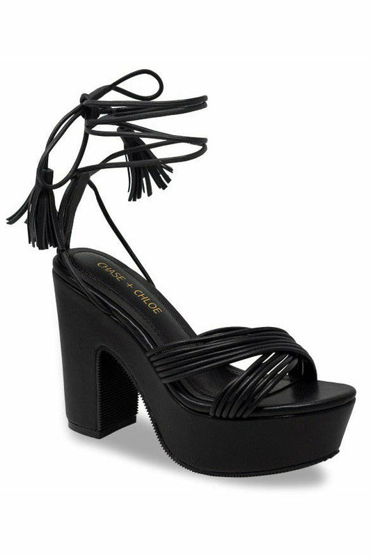 RAQUEL BLACK SANDALS